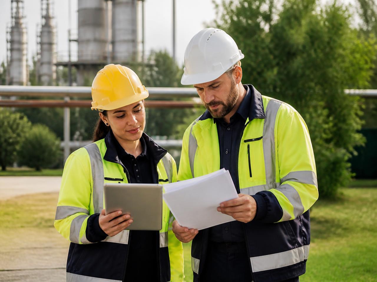 Consultor ambiental em campo